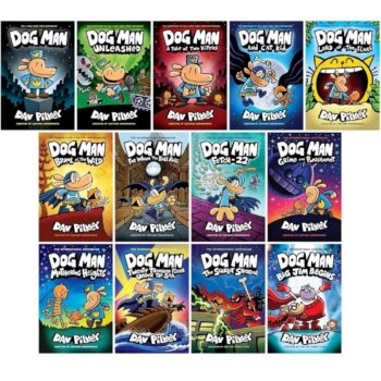 Dog Man Series 1-13 Complete Books Set by Dav Pilkey - Enjoy Epic Adventures with Dog Man
