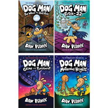 NEW SET! Dog Man 4 Books Collection: Dog Man #7 - Dog Man #10
