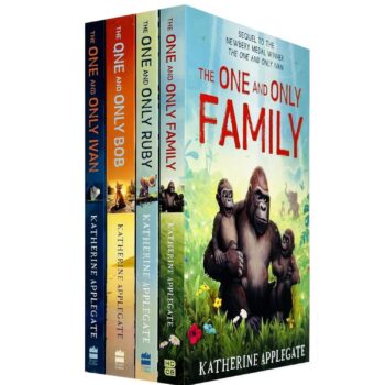 The One and Only Series 4 Books Collection Set By Katherine Applegate(One and Only Ivan, The One and Only Bob, The One and Only Ruby & The One and Only Family)